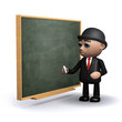 3d Banker goes back to the black board 3d Banker goes back to the black board