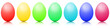 Egg rainbow
