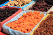 Dried fruits at market Dried fruits at market