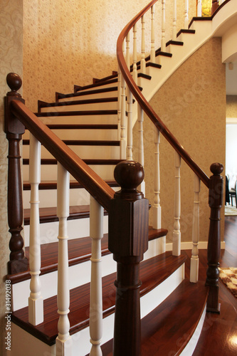 Photo: wooden stairs wooden stairs