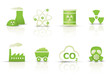 Vektor Iconset - Symbole Fossile Energien - 3D (1/2)