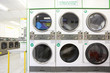 number of washing machines in empty public laundry