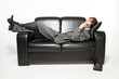 manager on sofa