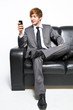 manager on sofa