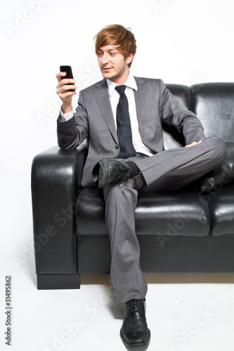 Foto: manager on sofa manager on sofa
