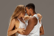Young couple dances Caribbean Salsa