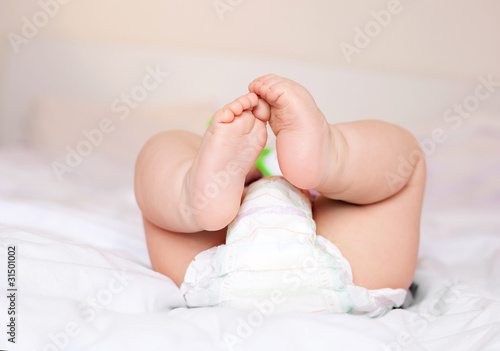 Photo: feet of a baby feet of a baby