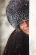 girl fur hat