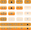 Vector: button set button set