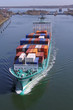 Feederschiff auf dem Nord-Ostsee-Kanal Feederschiff auf dem Nord-Ostsee-Kanal