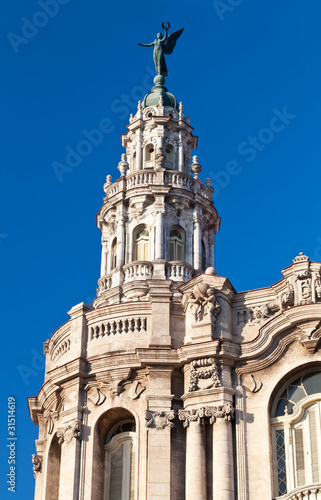 Photo: Detail of the Great Theater of Havana Detail of the Great Theater of Havana