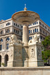 Fountain with lions in San Francisco Square in Old Havana