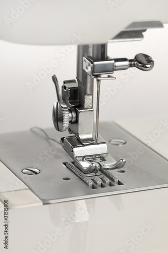 Photo: Detail of a sewing machine Detail of a sewing machine