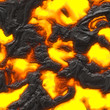 Illustration: Seamless magma or lava texture with melting rocks and fire Seamless magma or lava texture with melting rocks and fire