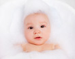 baby taking a bath
