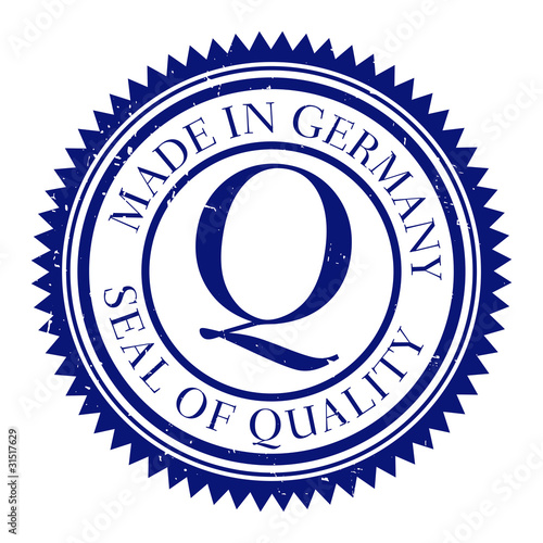 Illustration: made in germany seal of quality made in germany seal of quality
