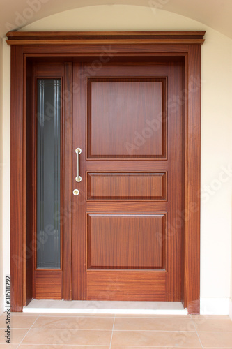 Photo: wood door wood door