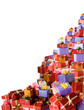 Mountain of colorful gift boxes Mountain of colorful gift boxes