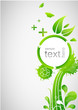 Fond écologie vertical