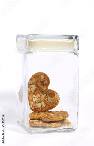 Photo: Cookies in glass jar Cookies in glass jar