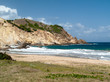 Plage et falaise de grande Anse aux Saintes, Guadeloupe Plage et falaise de grande Anse aux Saintes, Guadeloupe