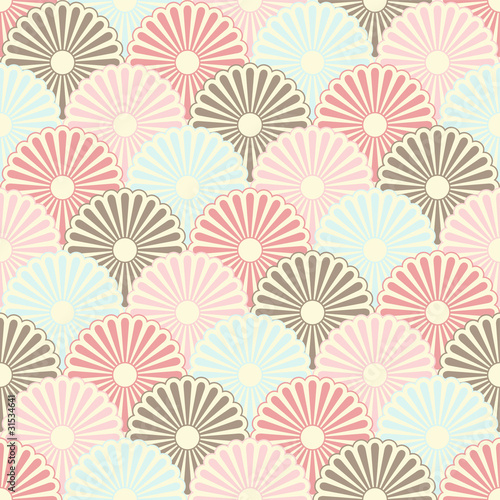 Vector: Seamless japanese vintage pattern Seamless japanese vintage pattern