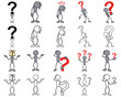 greyman with question mark