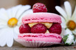 Macaron à la framboise