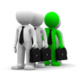 Standing Out from the Crowd. Conceptual business image Standing Out from the Crowd. Conceptual business image