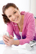 Fitness woman listen music mp3 happy Fitness woman listen music mp3 happy