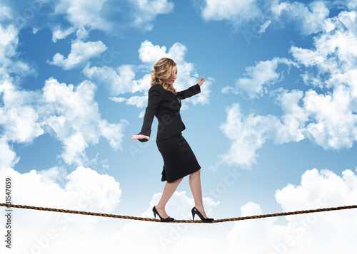 Photo: woman on rope woman on rope