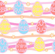 Seamless background from Easter eggs