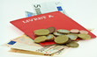 livret a, espèces, billets, pièces de monnaie, économies