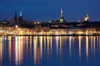 Evening view of the Gamla Stan in Stockholm, Sweden