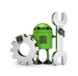 Robot worker with gear