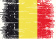 Belgian grunge flag Belgian grunge flag