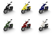 Scooter in colors