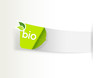 Green bio label.