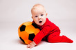 Photo: Boy with soccer ball Boy with soccer ball