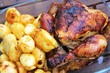 Poulet rôti et Pommes de terre