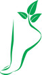 foot symbol. element for design
