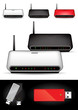 Vektor: Various wireless modems - vector illustration Various wireless modems - vector illustration