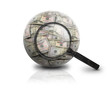 Search Finance Money Ball on White Search Finance Money Ball on White