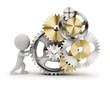 3d small people - mechanism 3d small people - mechanism