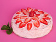 gâteau à la mousse de fraises gâteau à la mousse de fraises