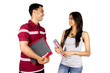 Two young Indian students