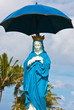 Vierge au parasol, Piton Sainte-Rose, île de la Réunion Vierge au parasol, Piton Sainte-Rose, île de la Réunion
