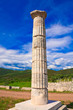 Ancient Greek column in stadium of Ancient Messini