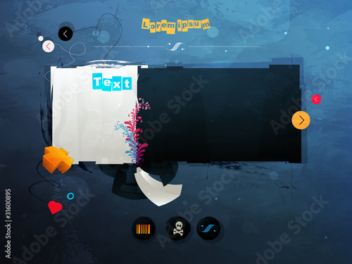 Vector: page design for your text. Transparency, EPS10 page design for your text. Transparency, EPS10