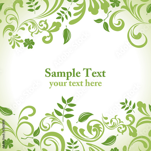 Vector: Abstract Leaf Pattern Abstract Leaf Pattern